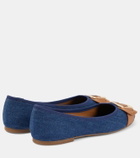 See By Chloé Chany denim ballet flats