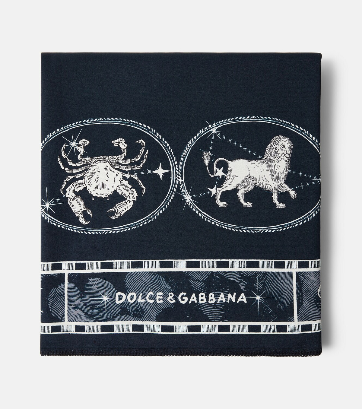 Dolce&Gabbana Casa Zodiaco silk and wool blanket