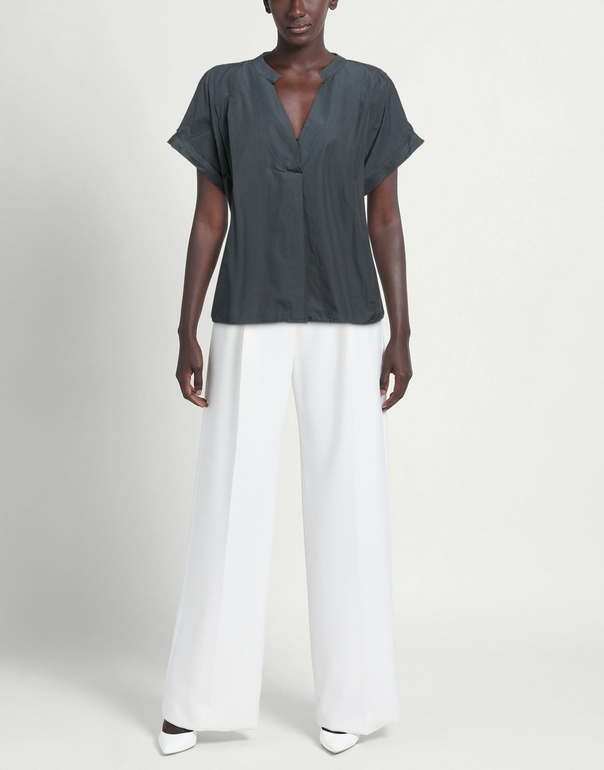 Alessia Santi Womens Top in Charcoal