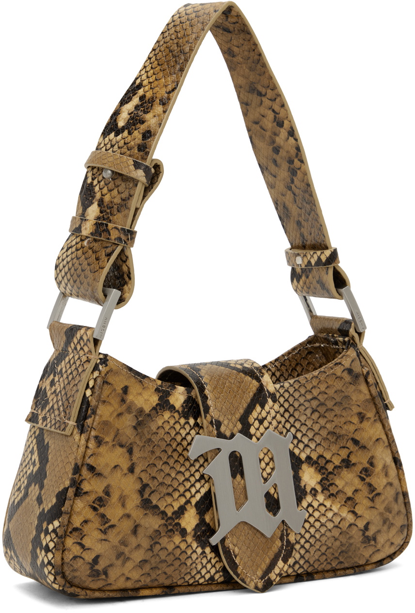 MISBHV Beige Small Snake-Embossed Bag MISBHV