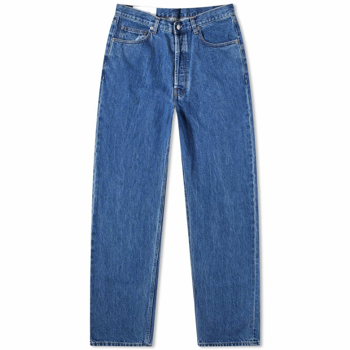 Photo: Norse Projects Men's Relaxed Denim Jeans in Vintage Indigo