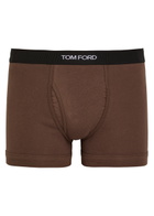 Tom Ford Stretch-cotton Boxer Briefs Grey