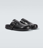 Loewe Ease Buckle leather clogs