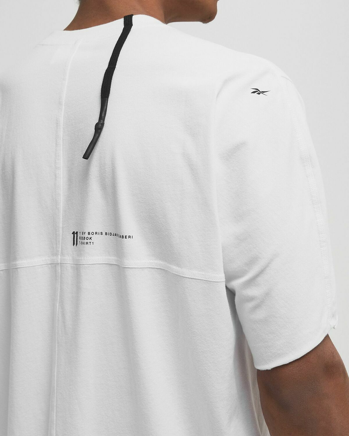 Reebok X 11 by Boris Bidjan Saberi CONSTRUCTED TEE White Mens Shortsleefe