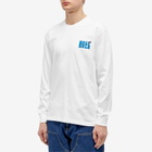 Reception Men's Holy Cotton Long Sleeve T-Shirt in White