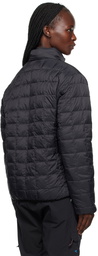 TAION Black Boa Reversible Down Jacket