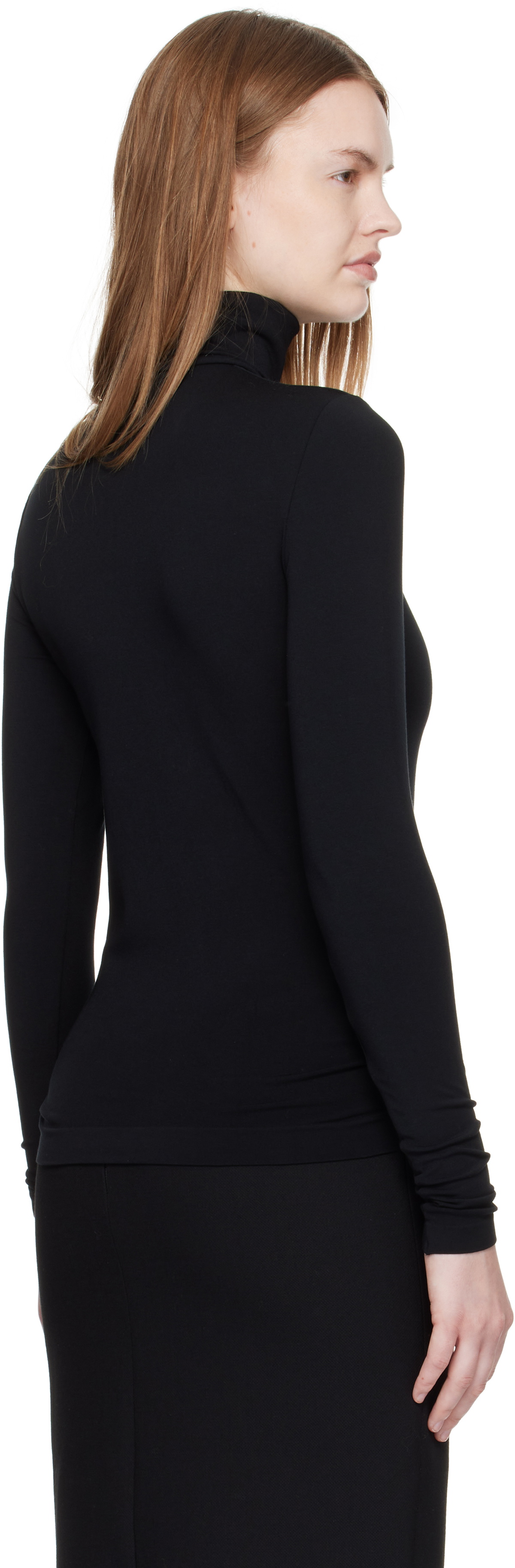 Wolford Black Aurora Turtleneck