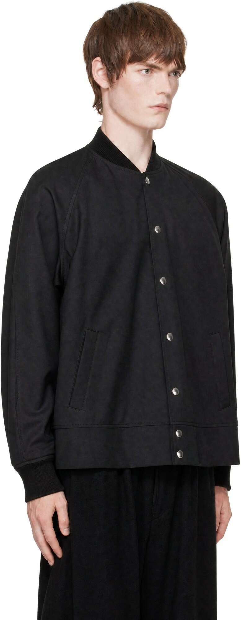 Black Comme des Garçons Black Glen Check Bomber Jacket