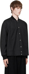 Black Comme des Garçons Black Glen Check Bomber Jacket