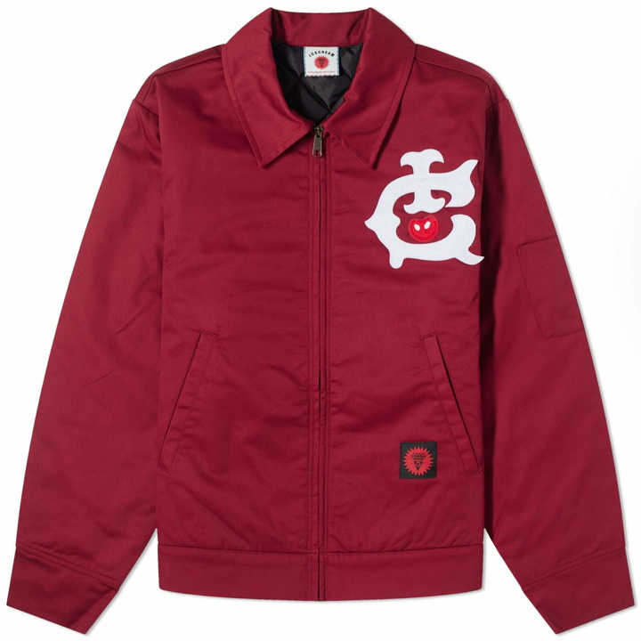 Photo: ICECREAM Men's Work Jacket in Burgundy