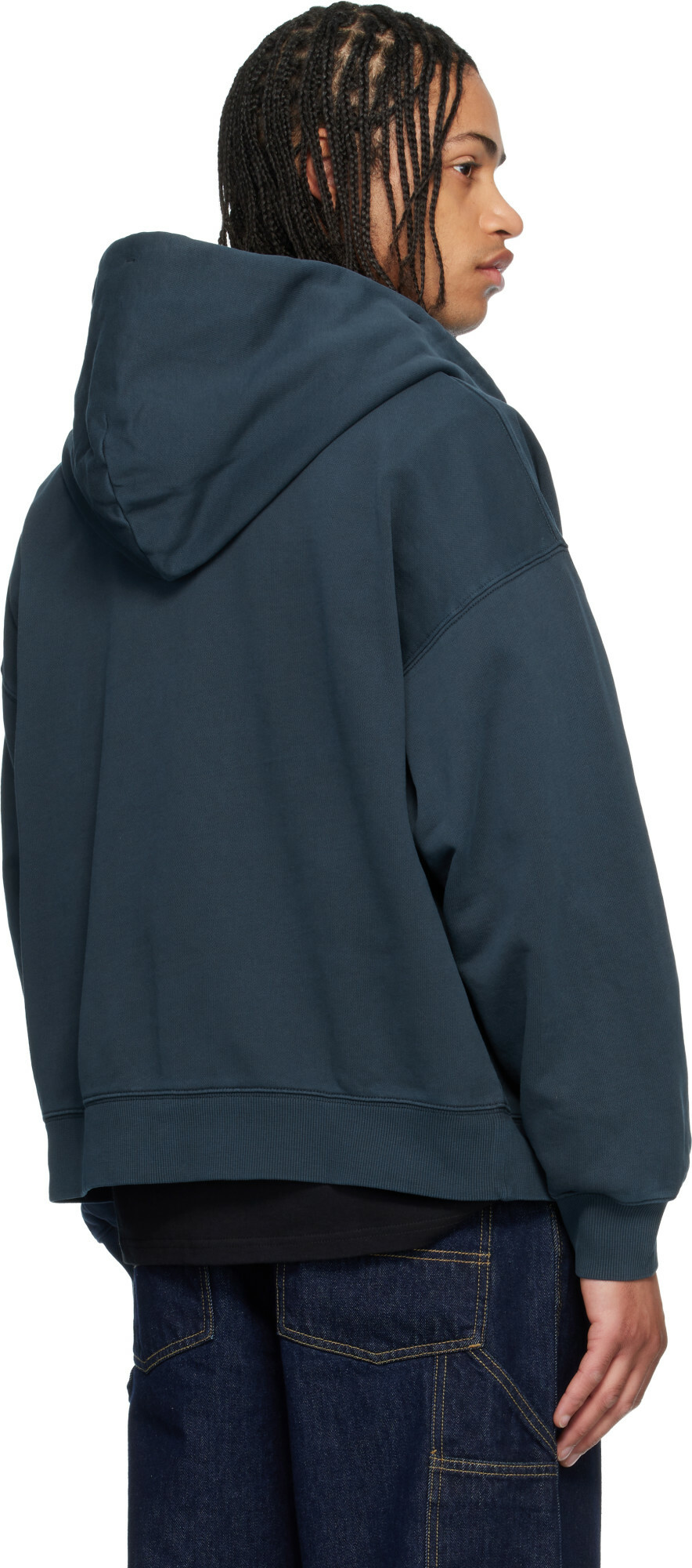 Carhartt Work In Progress Navy Benton Hoodie