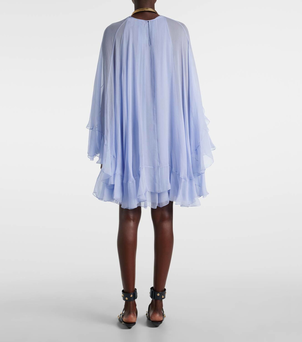 Chloé Ruffled silk minidress