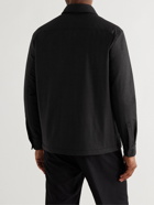 Dunhill - Logo-Embroidered Virgin Wool-Blend Shirt Jacket - Gray