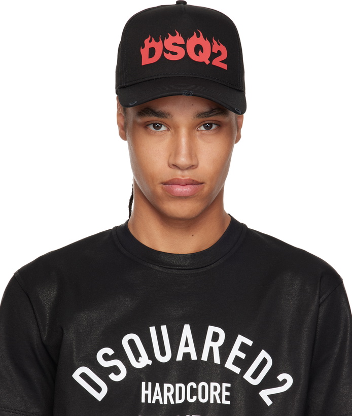 Photo: Dsquared2 Black 'Born in Canada' Baseball Cap
