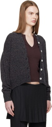 &Daughter Gray Ada Crewneck Cardigan