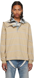Y/Project Beige Double Collar Polo