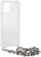 1017 ALYX 9SM Transparent Chunky Chain iPhone 11 Case