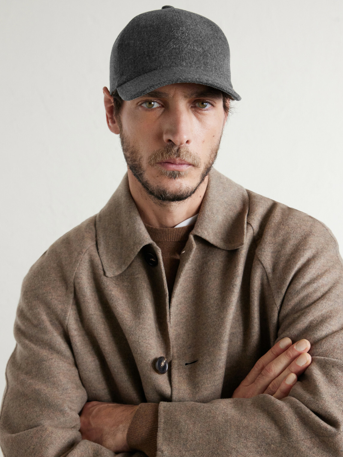Loro Piana - Logo-Embroidered Storm System Baby Cashmere Baseball Cap - Gray