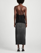 Reformation Womens Denim skirt in Black