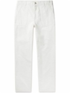 Wales Bonner - Kwame Straight-Leg Studded Organic Denim Jeans - White