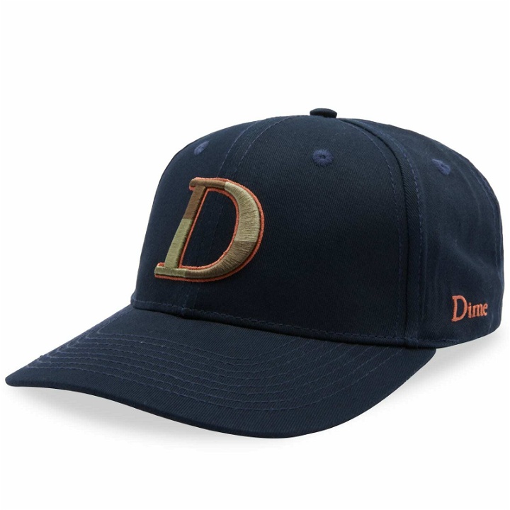 Photo: Dime Men's D Logo 6 Panel Cap in Midnight