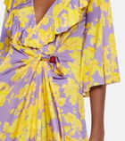 Vetements - Floral jersey midi dress