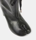 Maison Margiela Tabi drawstring leather ankle boots