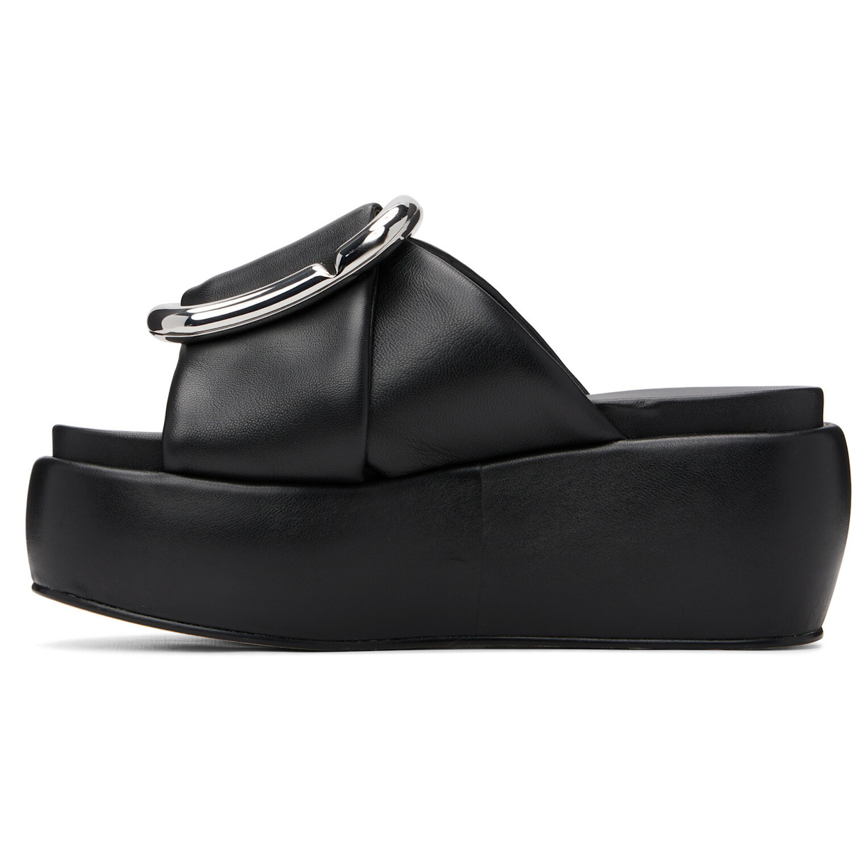 Marc Jacobs Black 'The Pop J Marc' Platform Sandals