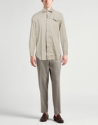 Malo Mens Shirt Khaki