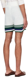 Casablanca White Tennis Shorts