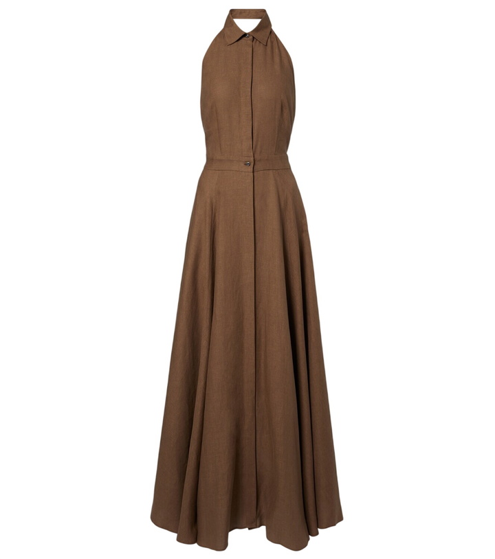 Photo: Ralph Lauren Collection Eldred linen maxi dress