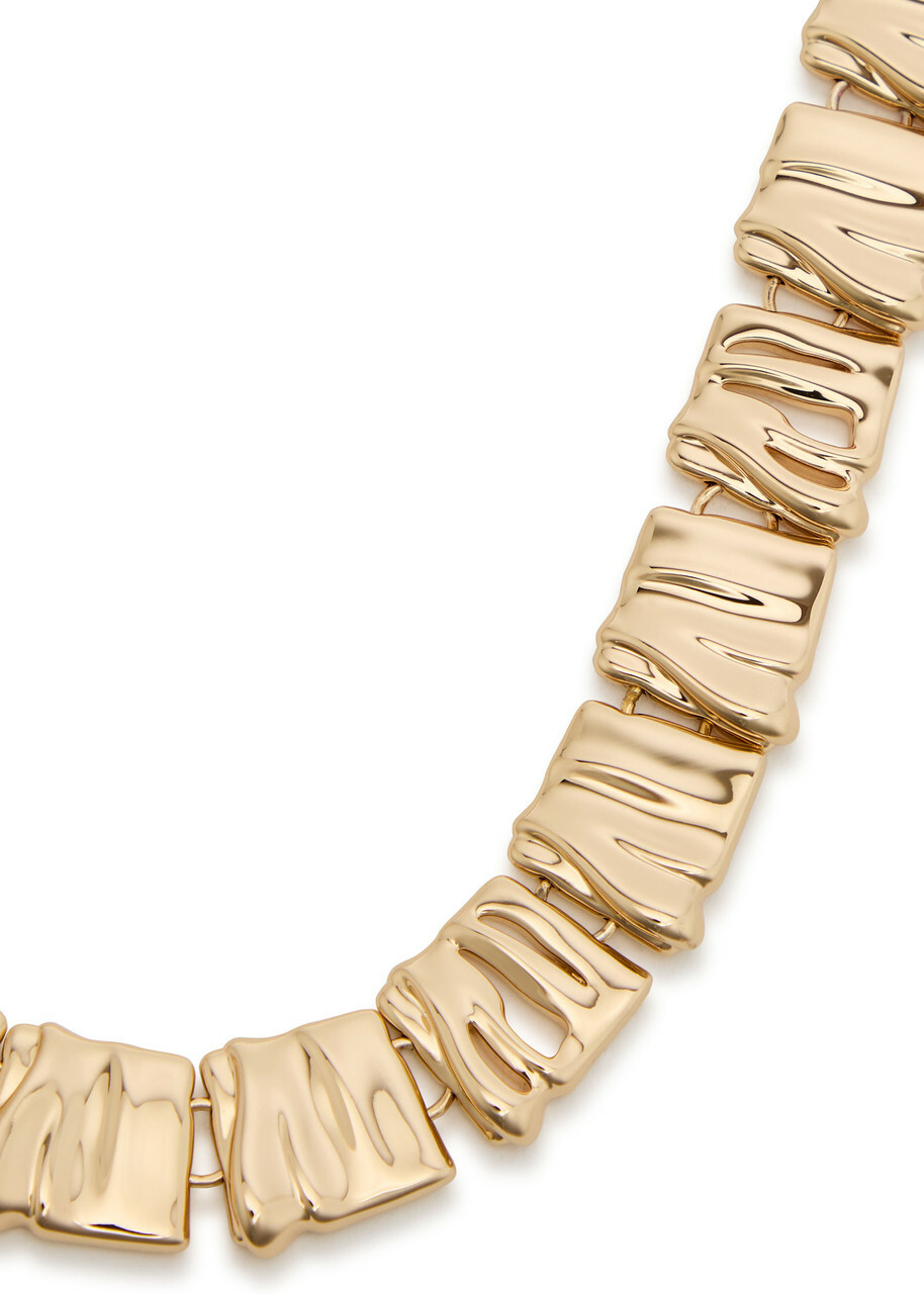 Jenny Bird Sundra Collar Textured Necklace - Gold - One Size