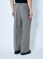 Prada Belted Tailored Wool-Blend Pants
