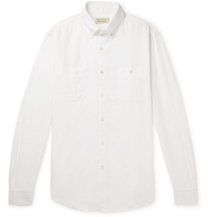 Photo: MAN 1924 - Button-Down Collar Cotton Shirt - White