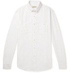 MAN 1924 - Button-Down Collar Cotton Shirt - White