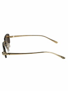 Cartier Eyewear Metal Temple Rimless Sunglasses