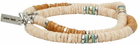 Isabel Marant Beige & Brown Heishi Bracelet