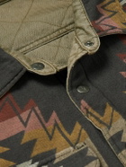 Faherty - Doug Good Feather Bondi Reversible Quilted Organic Cotton-Jaquard Jacket - Multi