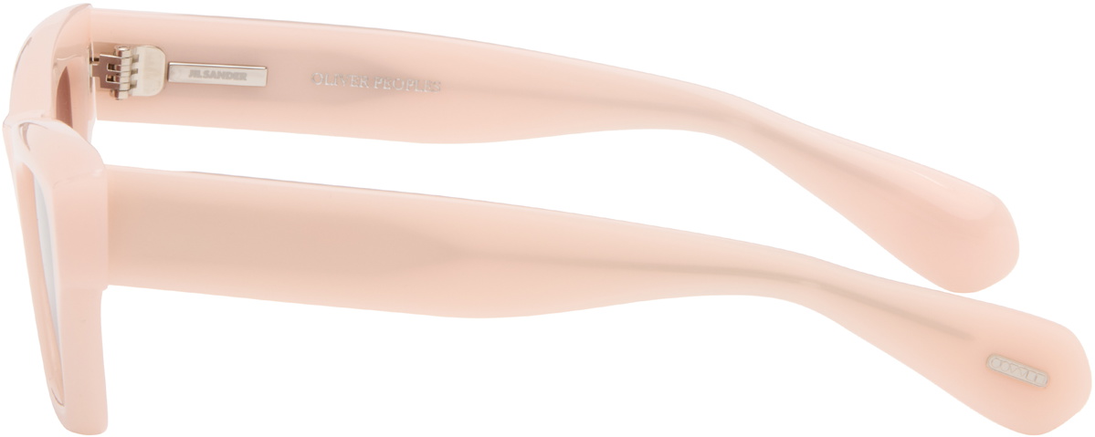 Jil Sander Pink Oliver Peoples 'Edition 3' Cat Eye Sunglasses