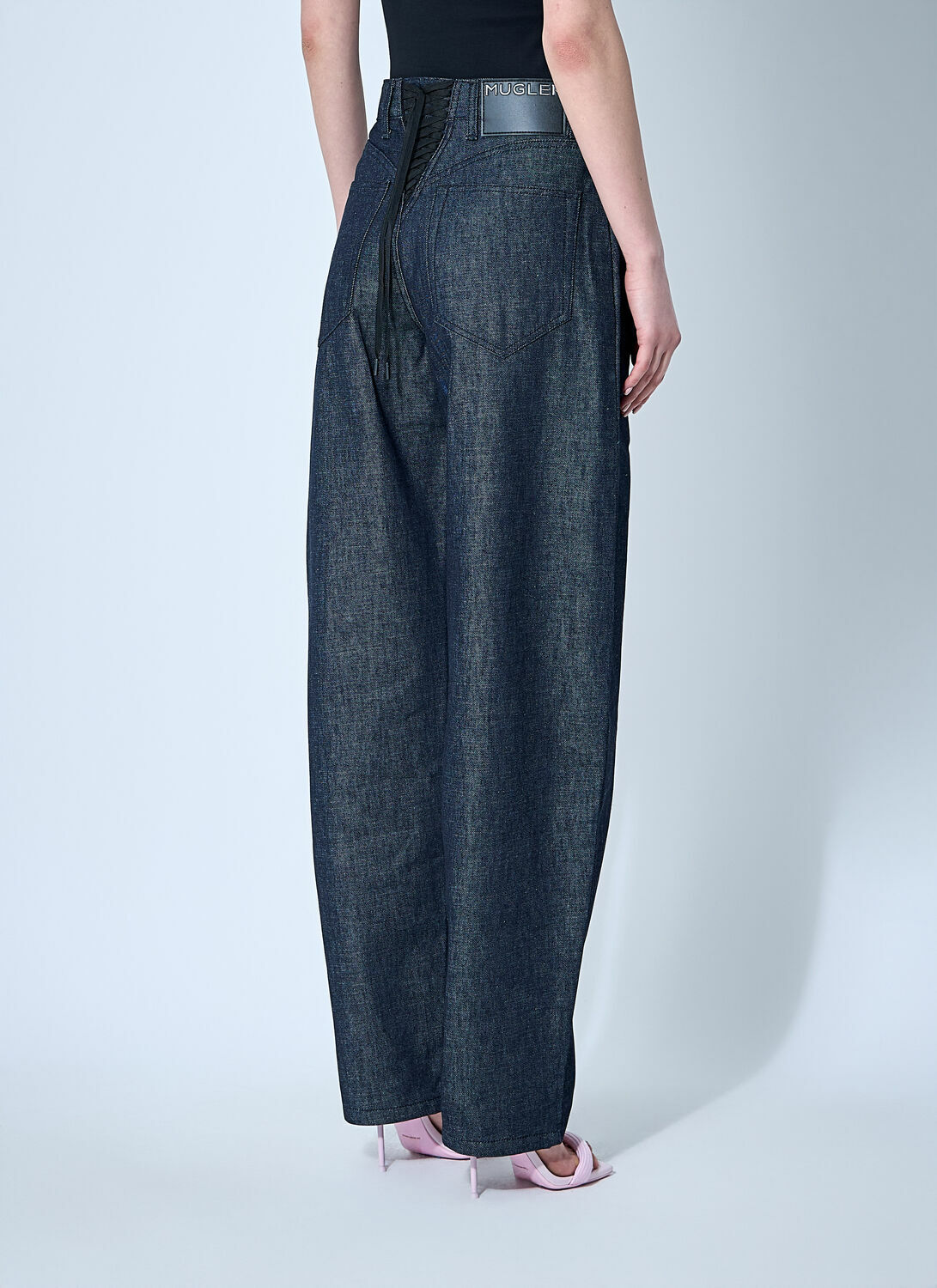 Mugler Ballon Denim Pants