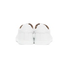 Gianvito Rossi White Leather Low-Top Sneakers