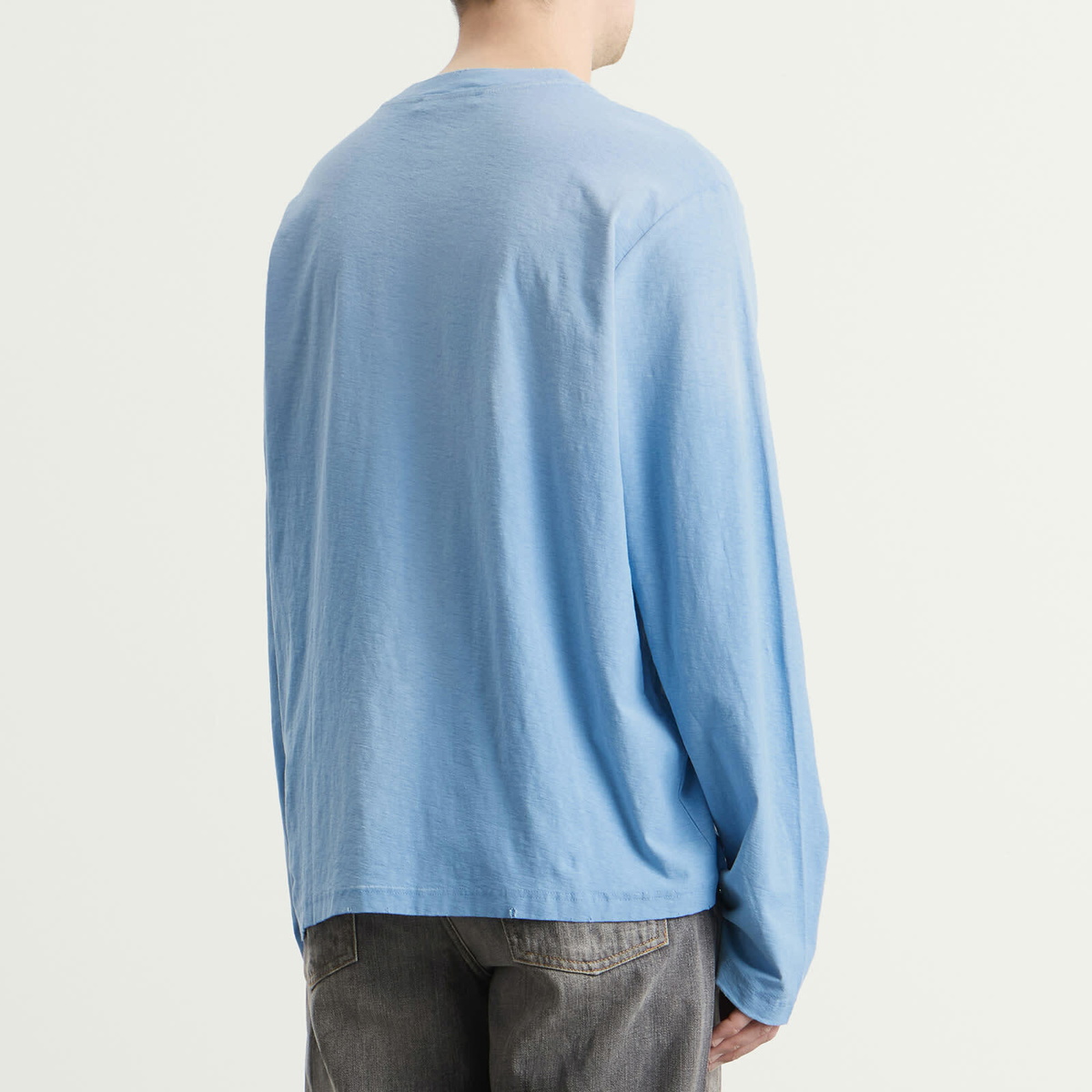 Acne Studios Men's Edden 1996 Long Sleeve T-Shirt in Cornflower Blue