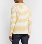 Armor Lux - Striped Cotton T-Shirt - Yellow