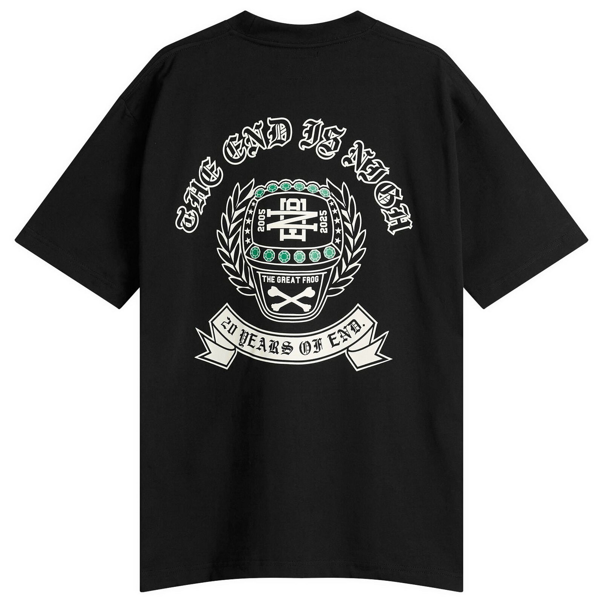 END. x The Great Frog T-Shirt in Black