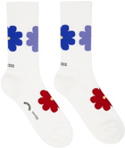 SOCKSSS Two-Pack Blue & White Socks