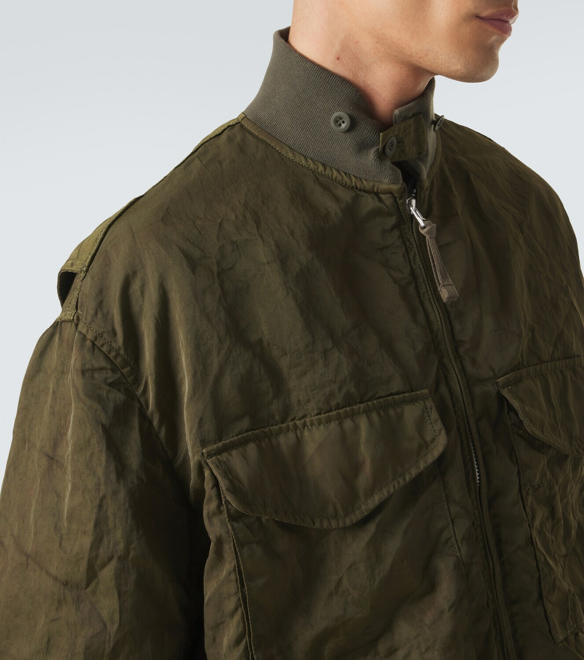 Comme des Garçons Homme Zip-up bomber jacket