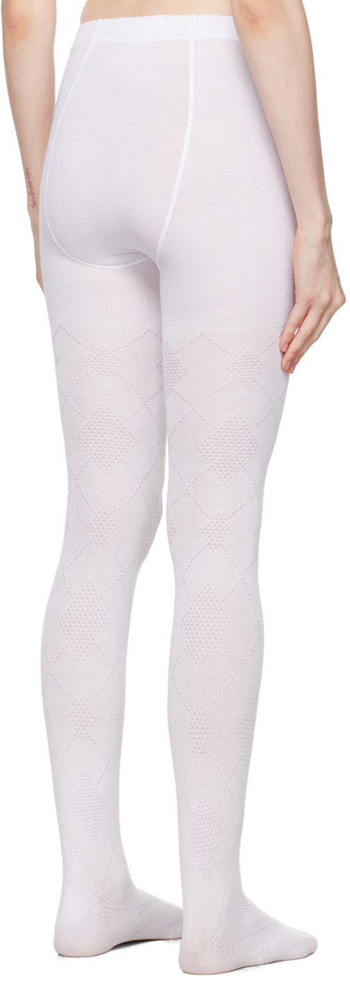 OPEN YY☆24FW ARGYLE COTTON TIGHTS Open Yy Black Argyle Cotton Tights | ModeSens