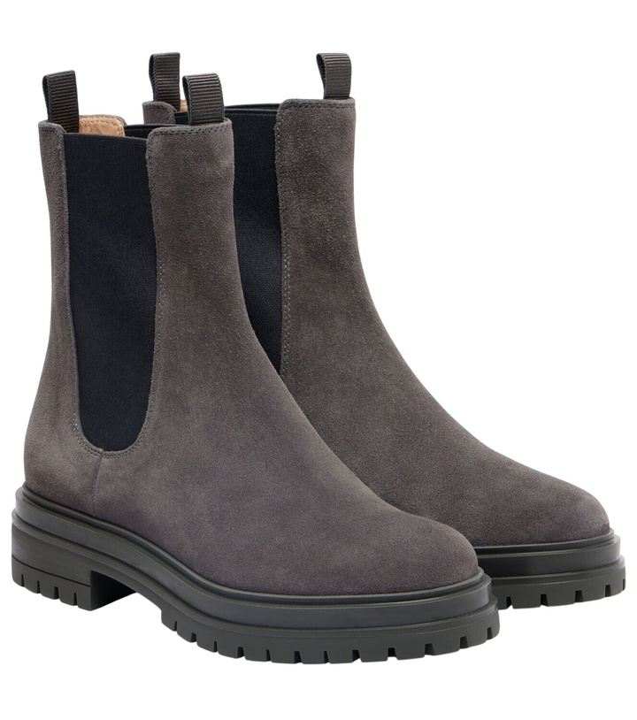 Photo: Gianvito Rossi Chester suede Chelsea boots