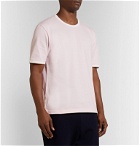 Thom Browne - Contrast-Tipped Cotton-Jersey T-Shirt - Pink