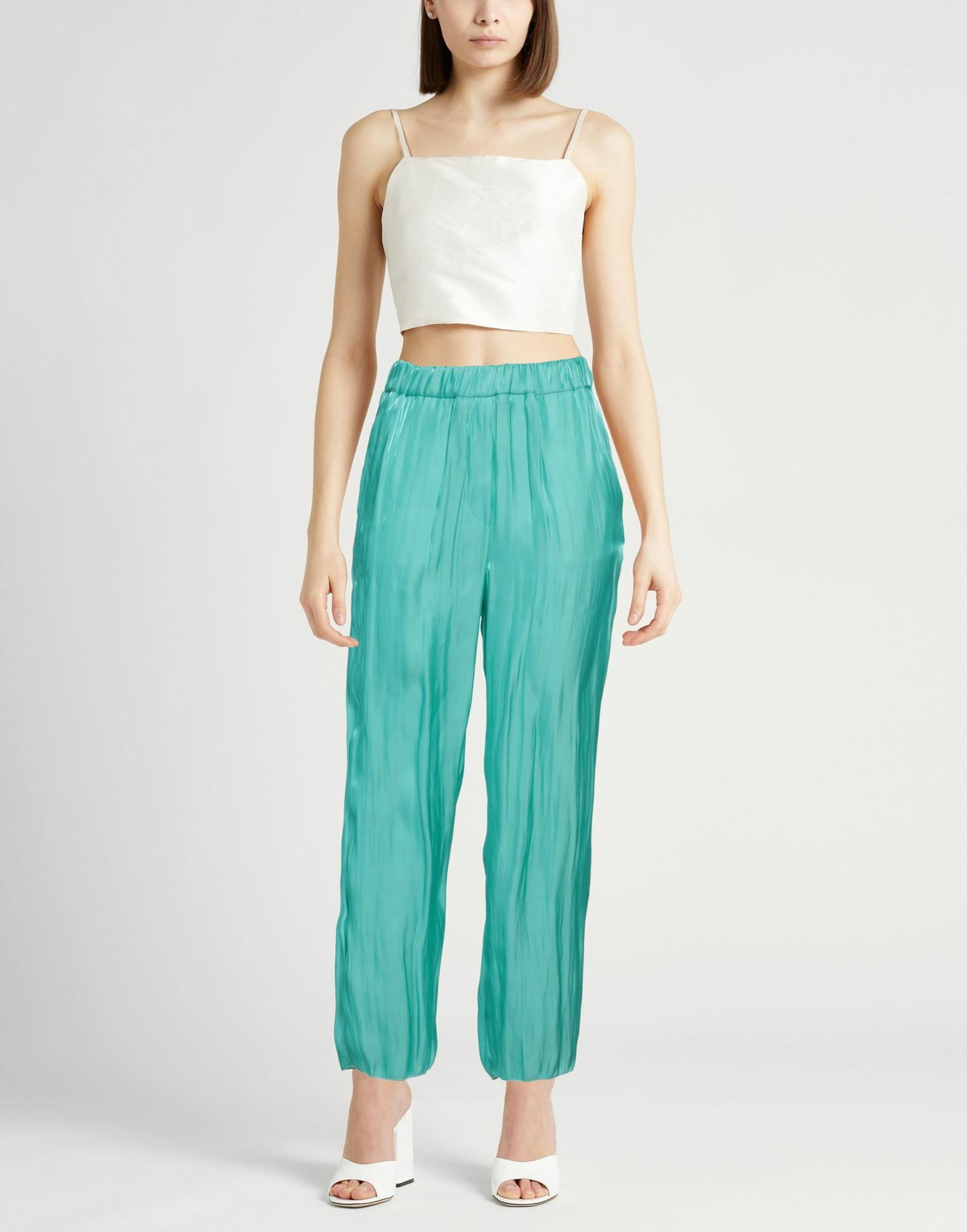 Jucca Womens Pants in Turquoise
